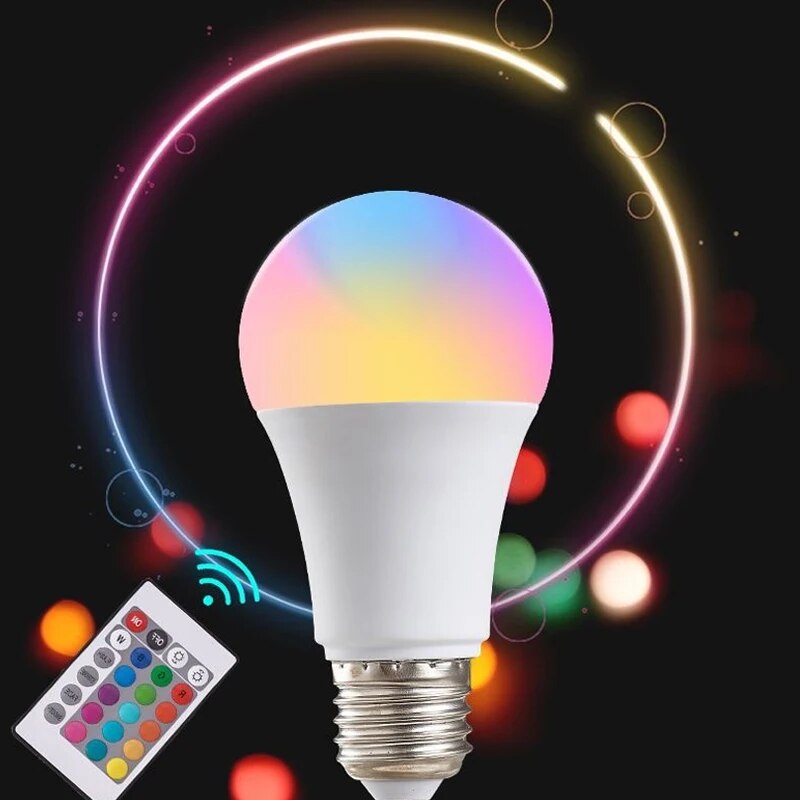 16 Colors RGB Bulb LED Multico - Electronics Gadgets For Home recension och pris