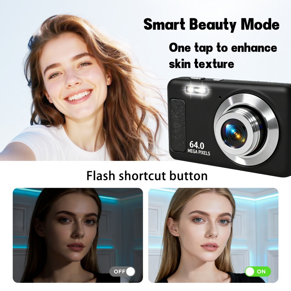 4K Ultra HD Portable Digital C - Electronics Gadgets For Home recension och pris