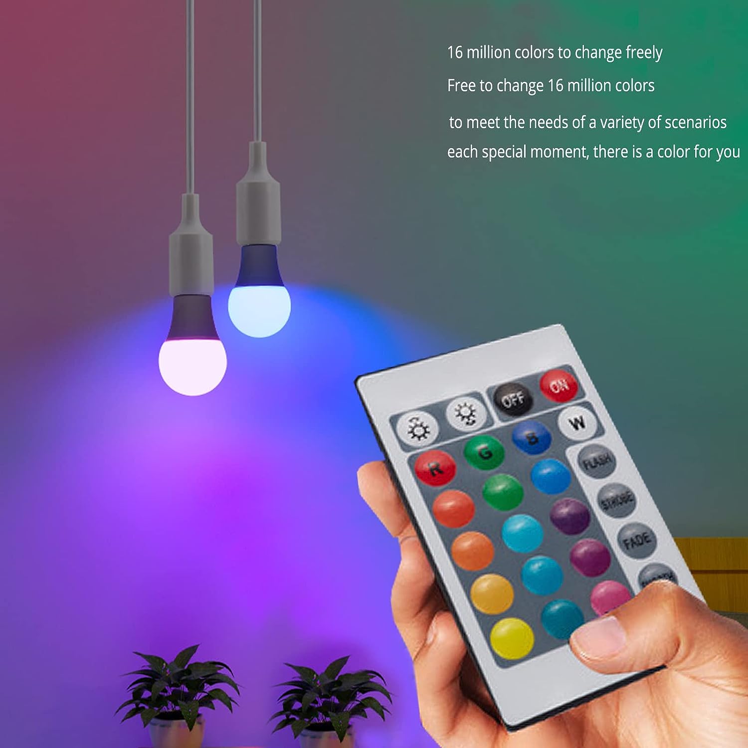 E27 220V 16 Colors RGB Bulb LE - Electronics Gadgets For Home recension och pris