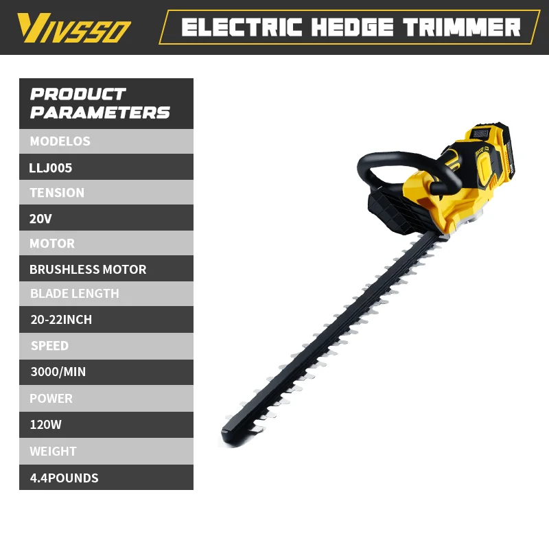 VIVSSO Cordless Electric Hedge - Electro Gadgets recension och pris