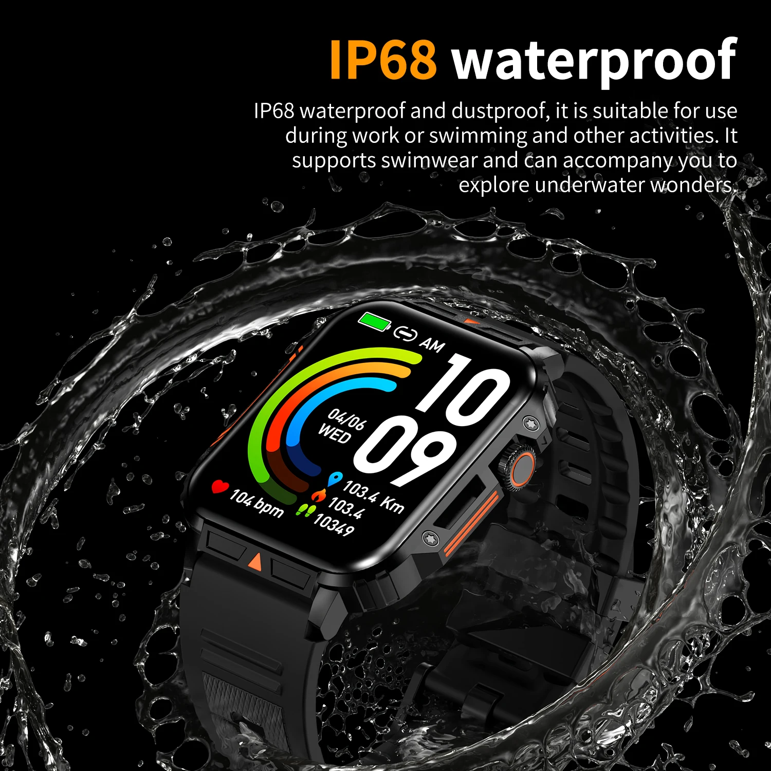 2026 Luxury Military Smart Wat - Electronics Gadgets For Home recension och pris